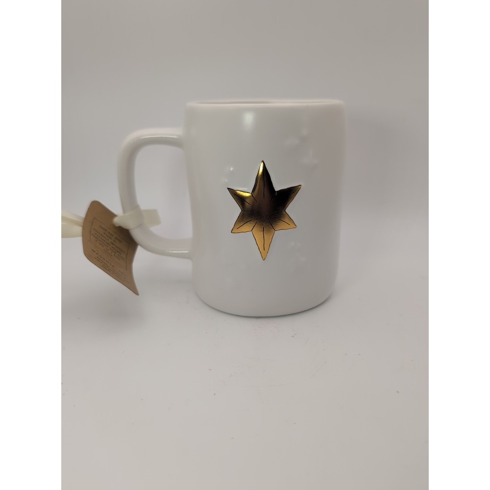 Rae Dunn "Follow the Star" Christmas Mug Celebration Dual Sided Holiday Wish